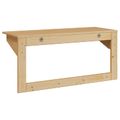 vidaXL Vešiak HILL Medová hnedá 90 x 35 x 41.5 cm Masívna borovica