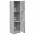 vidaXL Highboard Sivý Sonoma 31.5 x 32 x 122.5 cm