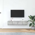 vidaXL TV skrinky 2 ks betónovo sivé 60x31x25,5 cm kompoz.drevo