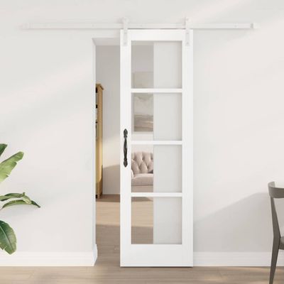 vidaXL Posuvné dvere ORKDAL Biela 61 x 198,5 cm