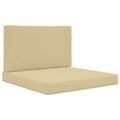 vidaXL Vankúš na vonkajšiu pohovku Polyester Béžová 80 x 80 cm