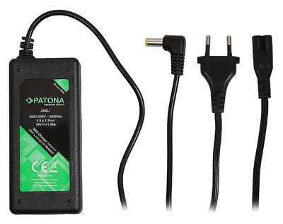 PATONA napájacie adaptéry na ntb/ 19V/1,58A 30W/ konektor 5,5x1,7mm/ ACER ASPIRE ONE PREMIUM/ dĺžka kábla 2,5 m Napájacie adaptéry, pre notebook Acer Aspire One, 19V, 1,58A, 30W, konektor 5,5x1,7mm