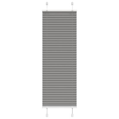 vidaXL plisovaná roleta antracitová 50x150 cm Šírka látky 49,4 cm
