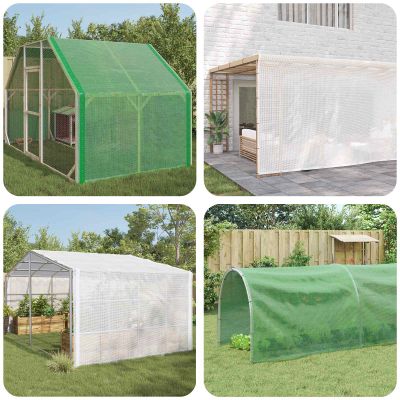 vidaXL Celty Leno 2ks 260 g/m² 3x10 m biele