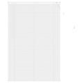 vidaXL Žalúzia Biely 150 x 100 cm 25 mm PVC