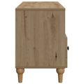 vidaXL TV skrinka 102 x 34,5 x 50 cm Remeselný Dub Konštruované drevo