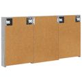 vidaXL Set kabinetov do kúpeľne 3 ks 120 x 10,5 x 60,5 cm