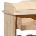 vidaXL Regál na víno Prírodná 58 x 28 x 90 cm Masívne borovicové drevo