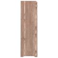 vidaXL Regál na topánky hnedý 45x24x81 cm spracované drevo