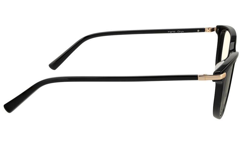 GUNNAR kancelárske/hertné okuliare  INGRID ONYX číre sklá  BLF 35 GUNNAR focus