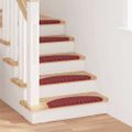 vidaXL Samolepiace schodové rohože 15 ks 65 x 21 x 4 cm Non-Slip