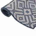 vidaXL Vonkajší koberec s plochým tkaním 160x230 cm modrý vzorovaný