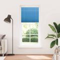vidaXL Plisovaná roleta modrá 90x200 cm šírka látky 89,4 cm polyester