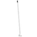 vidaXL Súprava markízových stĺpikov biela 450x245 cm železo
