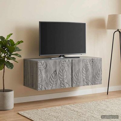 vidaXL Nástenná TV skrinka 78,5 x 41 x 30 cm Sivý Sonoma