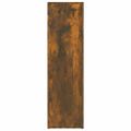 vidaXL Komoda dymový dub 80x30x106 cm spracované drevo