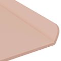 vidaXL Závesná polica Nástenná montáž 4 ks Ružová 80 x 18 x 2,5 cm