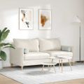 vidaXL Podložkové vankúše 2 pcs Svetlosivá Ø 15 x 40 cm