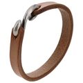 vidaXL Kožený remienok 1 Hnedá 1000 x 0,6 cm Koža