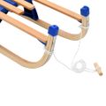 vidaXL Skladacie sane, drevené 110 cm