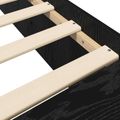 vidaXL Rám postele so skladom Čierny dub 80 x 200 cm Kompozitné drevo