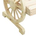 vidaXL Záhradná stolička Adirondack jedľový masív