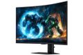 Samsung Odyssey G7/LS37FG750EUXEN/37"/VA/4K UHD/165Hz/1ms/Černá/3R LED monitor, herní, prohnutý, 37", VA, 3840×2160, 16:9, 165Hz, 1ms, 350cd/m2, 3000:1, 2× HDMI, DisplayPort, 2× USB, VESA, cerný