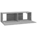 vidaXL Nástenné TV skrinky 4 ks sivý dub sonoma 100x30x30 cm