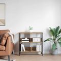 vidaXL Regál na knihy 4 úrovní 82 x 32 x 79 cm Kompozitné drevo