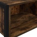 vidaXL Koncový stôl Dymová dub 100 x 36 x 75 cm Kompozitné drevo