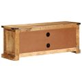 vidaXL TV skrinka 110x35x45 cm surový mangovníkový masív