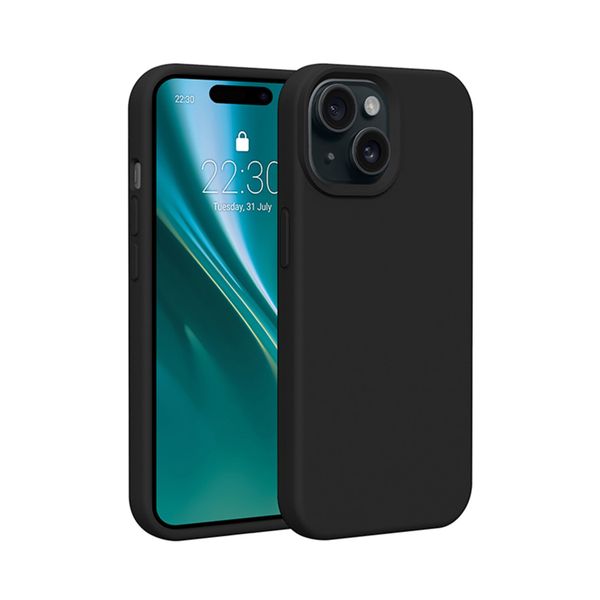Etteri silikónové puzdro na iPhone 15 6,1" čierne