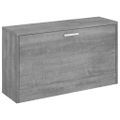 vidaXL Lavica na topánky sivá sonoma 80x24x45 cm spracované drevo