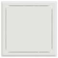vidaXL Access Panel 2 ks Biela 23 x 23 x 3 cm Oceľ