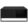 vidaXL Konferenčný stolík Čierny dub 80 x 80 x 36,5 cm