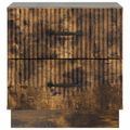 vidaXL Nočný stolík 2 ks Dymový dub 43 x 34,5 x 44,5 cm