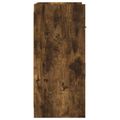 vidaXL Servírovacia skriňa Dymový dub 75 x 36 x 80 cm Kompozitné drevo