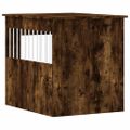 vidaXL Nábytková prepravka pre psa dymový dub 64,5x80x71cm komp. drevo