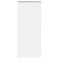 vidaXL Záves na dvere 90x200 cm hliník