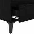 vidaXL TV skrinka so zásuvkou Čierny dub 100 x 34,5 x 44,5 cm