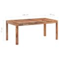 vidaXL Jedálenský stôl 180x90x77 cm masívne akáciaové drevo