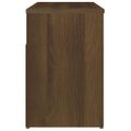 vidaXL Lavica na topánky hnedý dub 80x30x45 cm spracované drevo