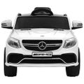 vidaXL Detské autíčko Mercedes Benz GLE63S biele plastové