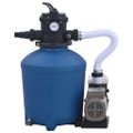 vidaXL Pieskové filtračné čerpadlo s časovačom 530 W 10 980 l/hod