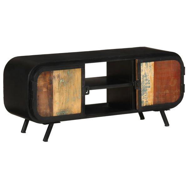 vidaXL TV skrinka 110x30x45 cm recyklovaný masív
