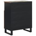 vidaXL Komoda s 2 dvierkami 60x33x75 cm masívne recyklované drevo