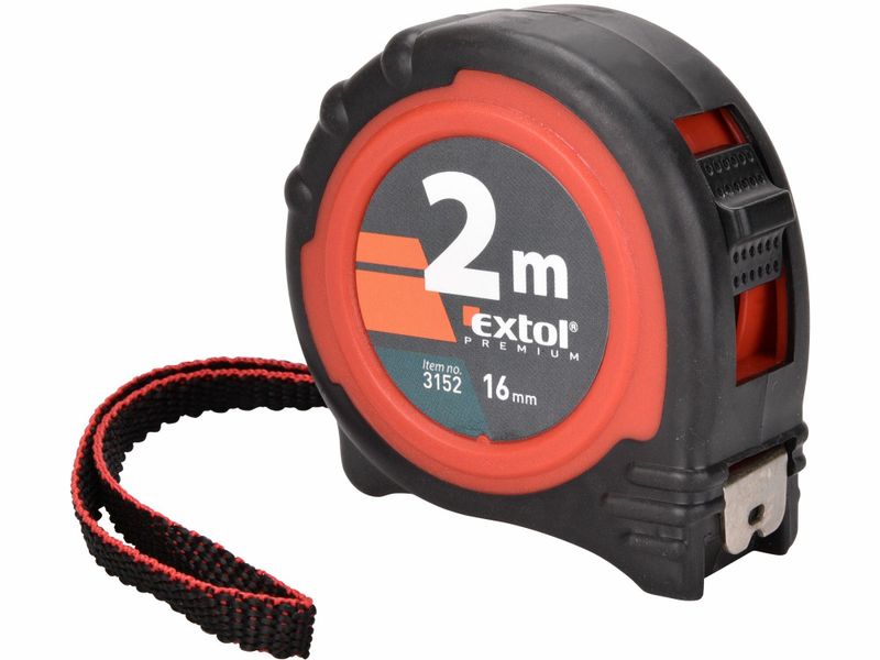 Metr svinovací, 2m, š. pásku 16mm EXTOL-PREMIUM
