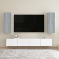 vidaXL TV skrinky 2 ks sivé sonoma 30,5x30x90 cm spracované drevo