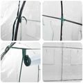 vidaXL Skleník s rámom 160 x 200 x 192,5 cm PVC Priehľadná