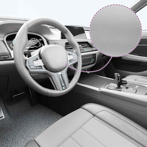 vidaXL Fólia na automobily 4D strieborná 100x150 cm